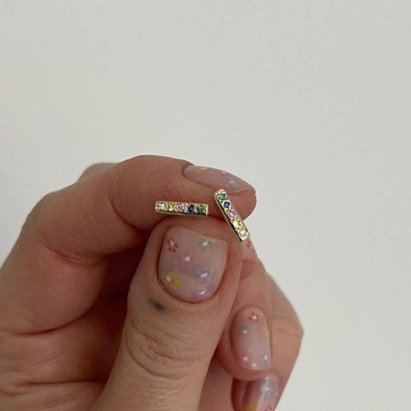 skinny_bar_stud_earring Custom Skinny Bar Studs