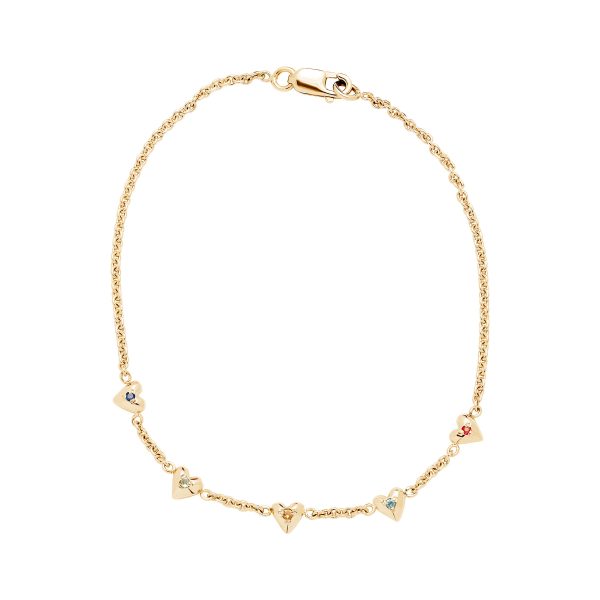 teen-tiny-heart-bracelet-yellow-gold teeny tiny heart bracelet yellow gold