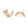 Earrings_OpalMiniMoonStuds Opal Diamond Mini Moon Stud Earrings