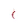 custom-mini-moon-gold-charm-diamond-gems-14k-pink-gold moon charm necklace in 14k pink gold with diamonds and gemstones