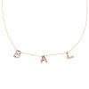 3letternecklace-yellowgold 3 Letter Necklace in 14k Yellow Gold