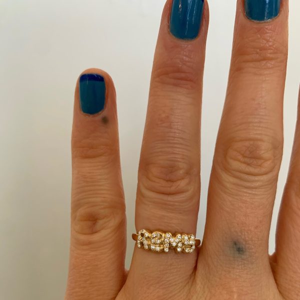 Facetune_20-03-2021-20-27-45 White Diamond Encrusted Custom Name Ring