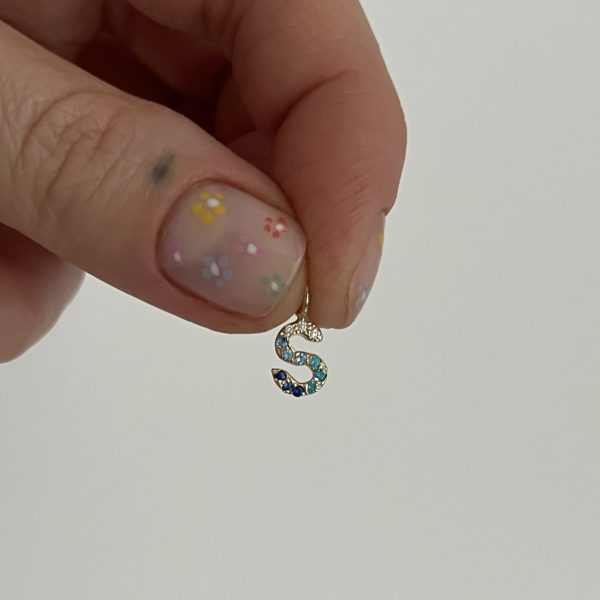 blue_s_charm Letter Charm