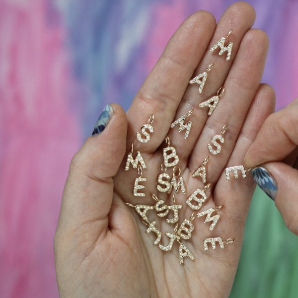 diamond-letter-charm Letter Charm
