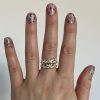 gold_diamond_name_ring White Diamond Encrusted Custom Name Ring