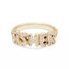 yellow-gold-name-ring-with-white-diamonds 18k Yellow Gold White Diamond Encrusted Name Ring