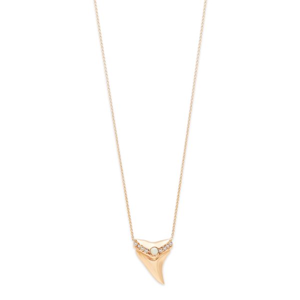 1opal-sharktooth-necklace Opal Diamond Shark Tooth Necklace