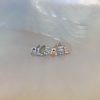 60BA3EE5-EAD4-4349-8B68-698C14BDE20B White Diamond Encrusted Letter Stud