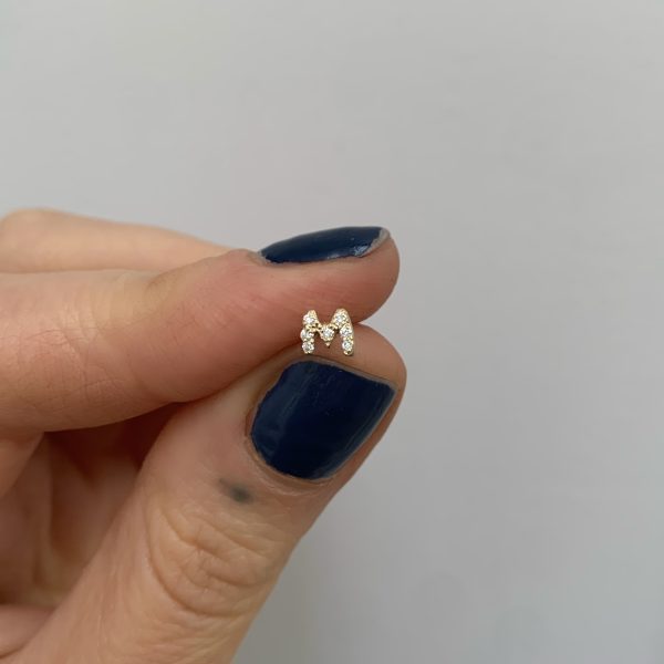 Facetune_10-10-2020-19-32-30 White Diamond Encrusted Letter Stud