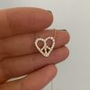 Diamond Peace Heart Necklace