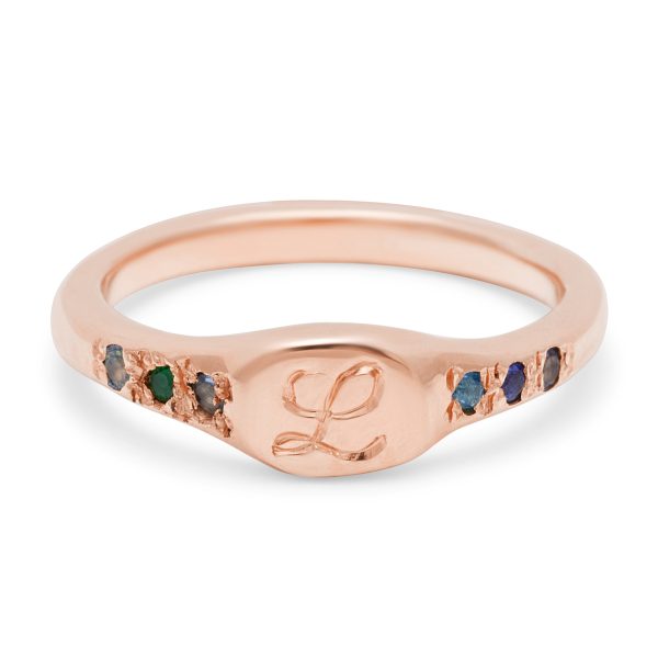 custom-mini-signet-ring-14k-pink-gold Custom Mini Signet Ring