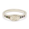 custom-mini-signet-ring-14k-white-gold Custom Mini Signet Ring