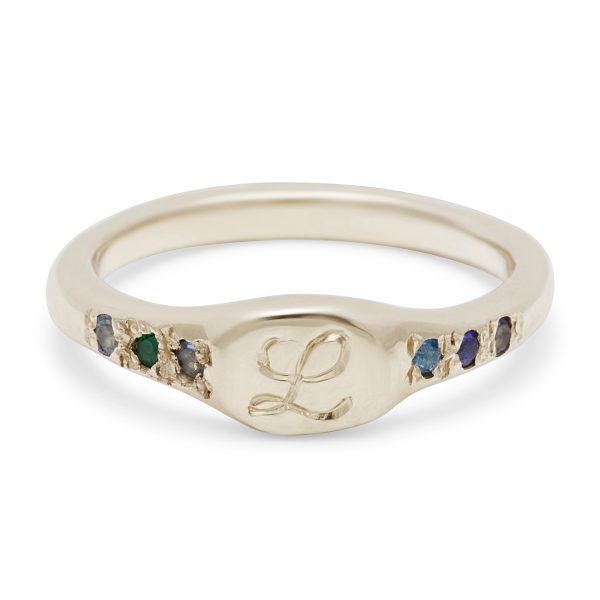 custom-mini-signet-ring-14k-white-gold Custom Mini Signet Ring