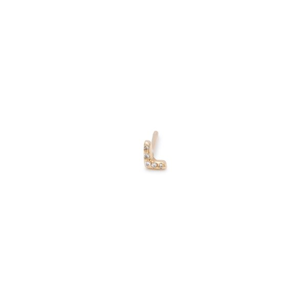 letter-stud-earrings-diamond-encrusted-14k-yellow-gold 14k yellow gold diamond encrusted letter stud earring
