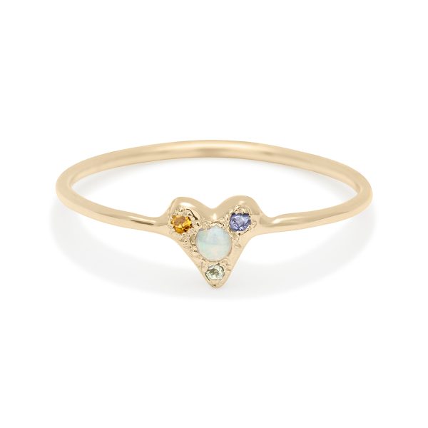 Custom Tiny Heart Ring