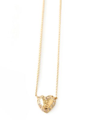 Diamond Open Heart Necklace