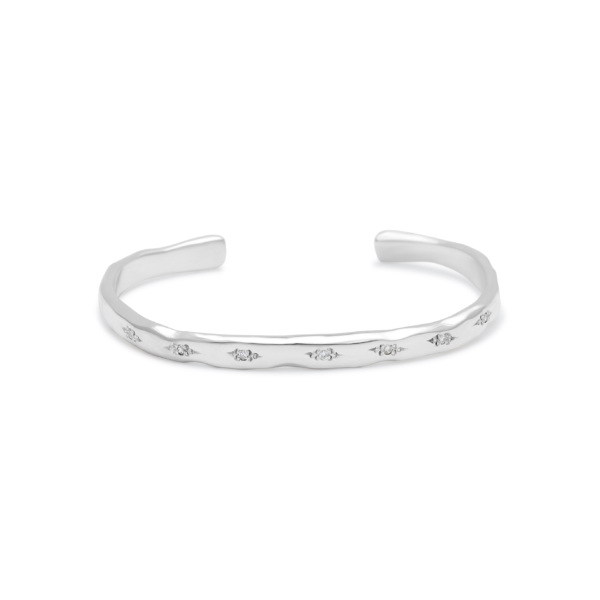 Bracelet_ChildWhiteDiamondCuffBracelet Child White Diamond Cuff Bracelet