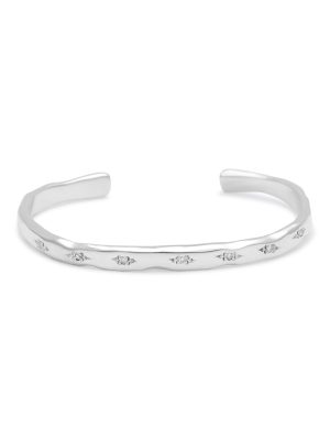 Bracelet_ChildWhiteDiamondCuffBracelet Child White Diamond Cuff Bracelet