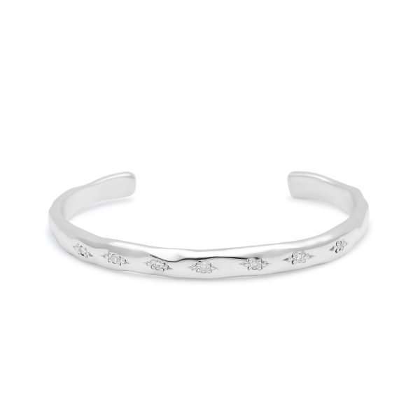 cuff-bracelet-sterling-silver-white-diamonds cuff bracelet sterling silver white diamonds