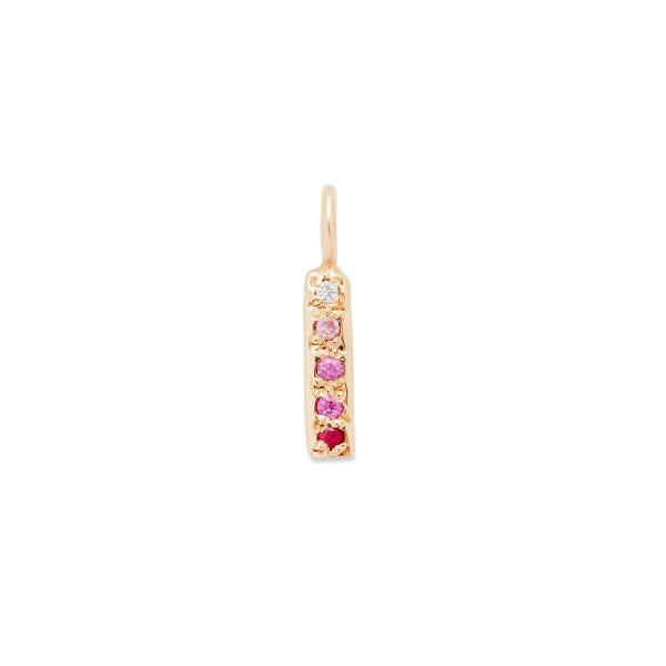 custom-skinny-bar-charm-diamonds-pink-hues-14k-yellow-gold skinny bar charm necklace - customizable diamonds & gems - 14k yellow gold