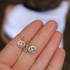 mini peace sign jewelry charms