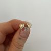 diamond-heart-studs Engraved Diamond Heart Studs