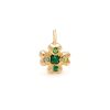 clover lucky charm jewelry - yellow gold