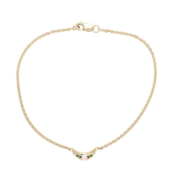 custom-mini-moon-bracelet-yellow-gold Custom Mini Moon Bracelet - Yellow Gold