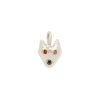 custom-puppy-dog-charm-necklace-14k-white-gold puppy dog charm 14k gold necklace - customizable diamonds & gems - 14k white gold