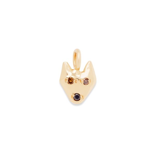 custom-puppy-dog-charm-necklace-14k-yellow-gold puppy dog charm 14k gold necklace - customizable diamonds & gems - 14k yellow gold