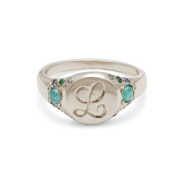 custom-large-signet-ring-14k-white-gold Custom Large Signet Ring in 14k white gold