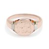 large-signet-ring-pink-gold large signet ring custom pink gold