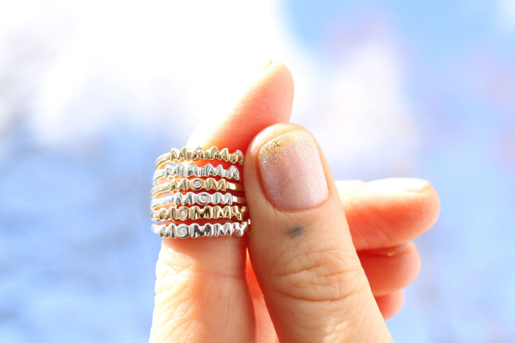 mom ring mommy ring mama ring mother jewelry diamond gold