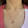 cancer-zodiac-sign-charm-pendant-on-necklace Cancer zodiac sign charm pendant necklace