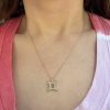 gemini-zodiac-sign-charm-pendant-on-necklace Gemini zodiac sign charm pendant necklace
