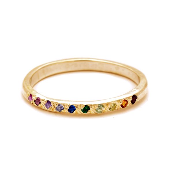 10-stone-tie-dye-band-18k-yellow-gold 10 stone tie dye band 18k yellow gold