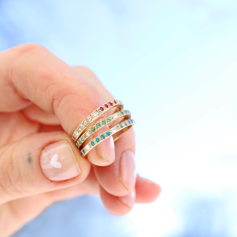 customizable baguette bands