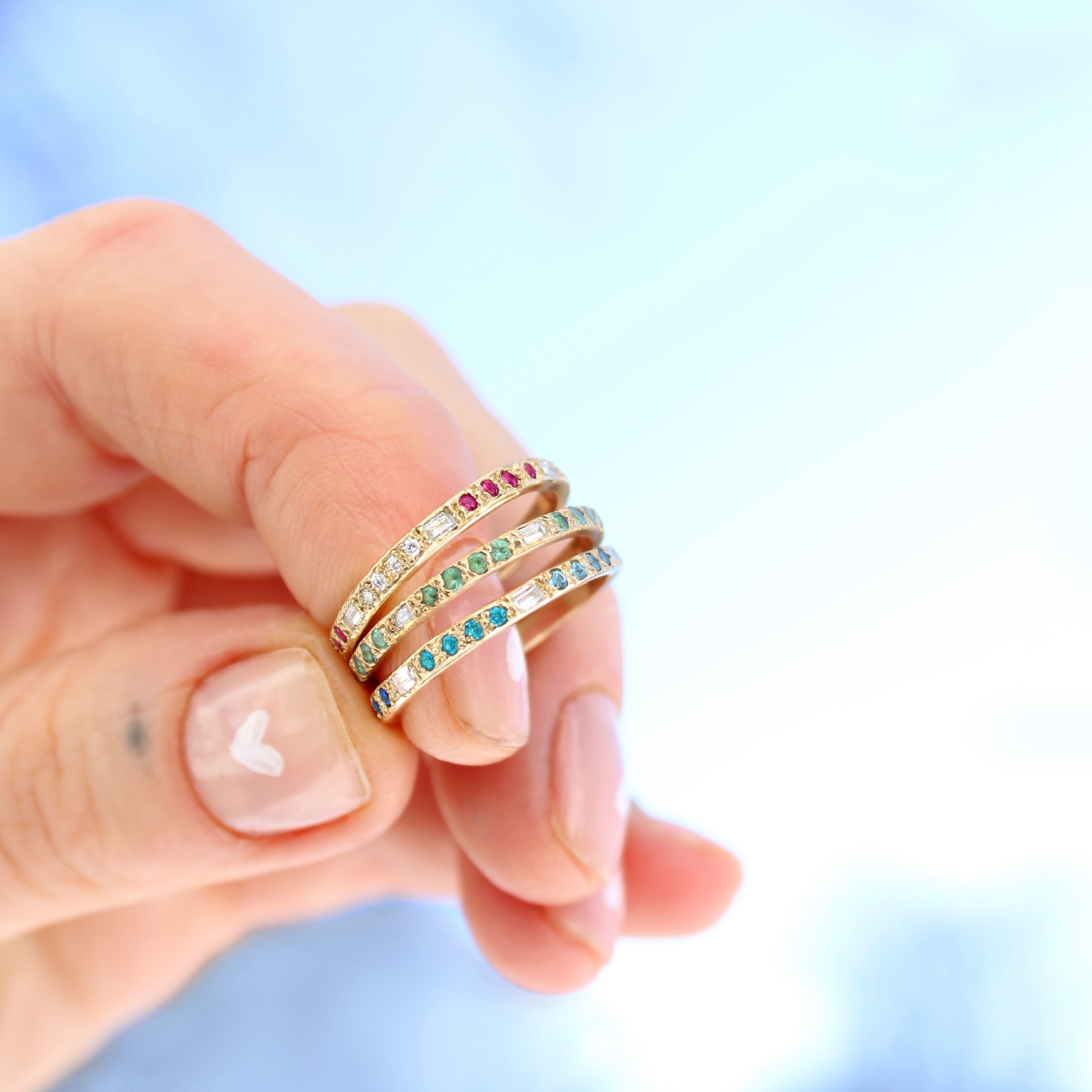 customizable baguette bands