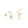 peace-charm-yellow-gold-left-moon-charm-yellow-gold-right Custom Charm Huggies