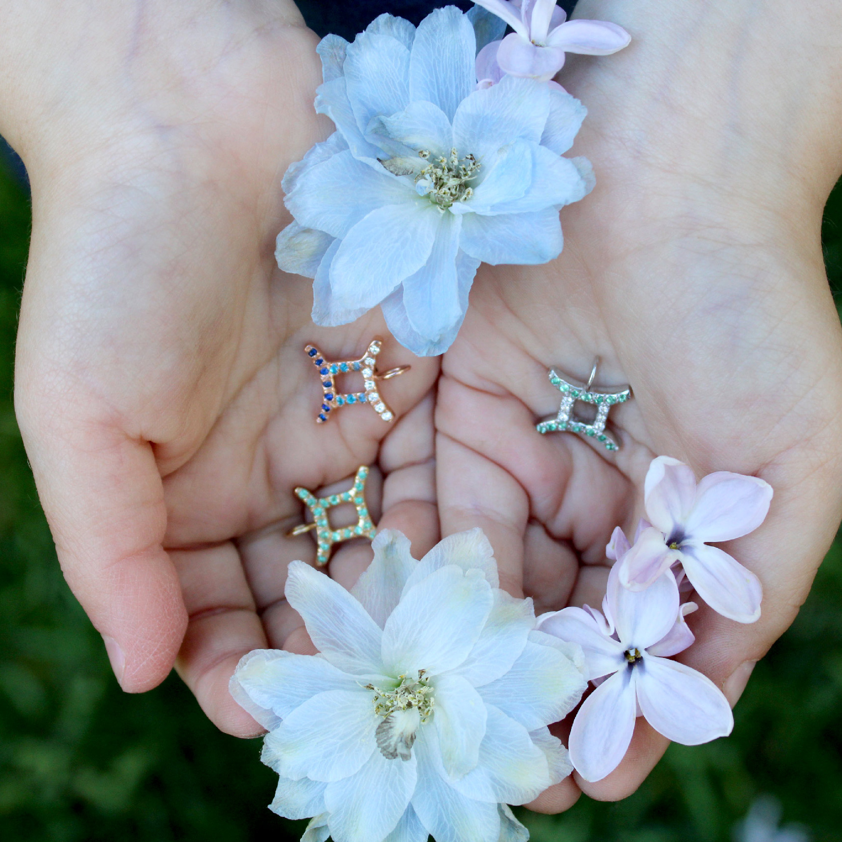 Gemini Charm Necklaces