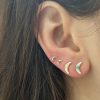 Custom Mini Moon Studs