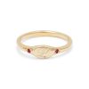 custom classic mini signet ring in 14k yellow gold