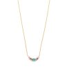 custom-mini-moon-necklace- custom mini moon necklace in yellow gold