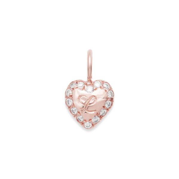 diamond-heart-charm-14k-pink-gold Engraved Heart Charm in 14k pink gold with diamonds