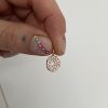 pink-gold-bagel-charm-diamonds Bagel Charm