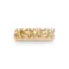 Bead_Asher Custom Carved Name bead in 14k Yellow Gold
