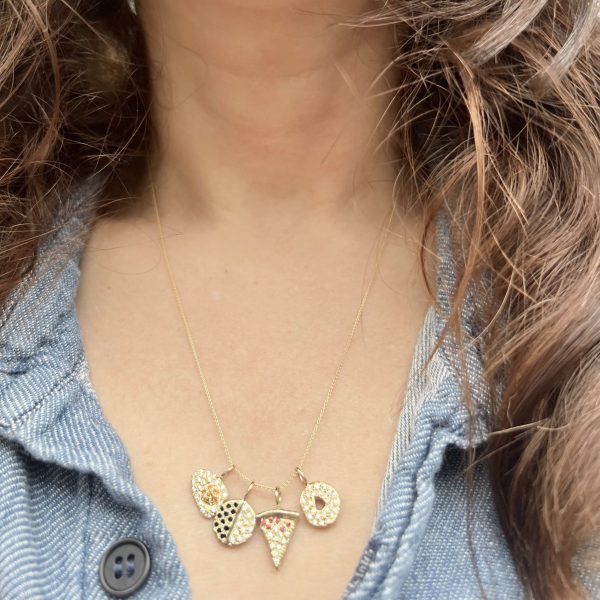 wearing-the-pizza-charm-with-other-charms Pizza Charm