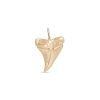 Engraved Diamond Shark Tooth Necklace - back
