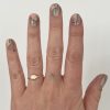 wearing the teeny oval ring