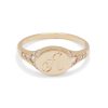 Diamond-Classic-Signet-Ring Diamond Classic Signet Ring 18k yellow gold